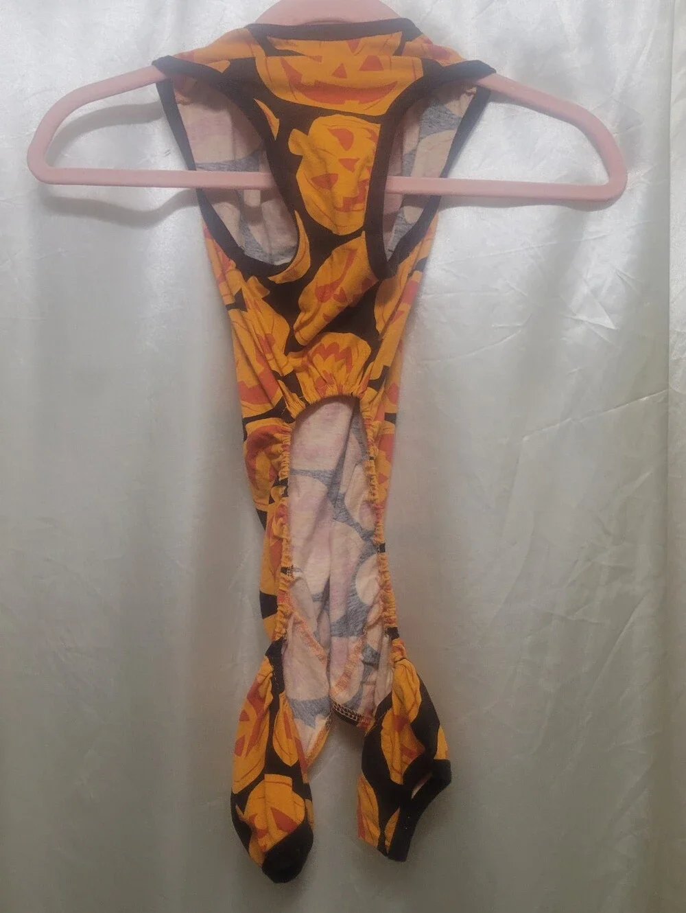 Dog Large Pumpkin Jackolantern Costume Pajamas Halloween